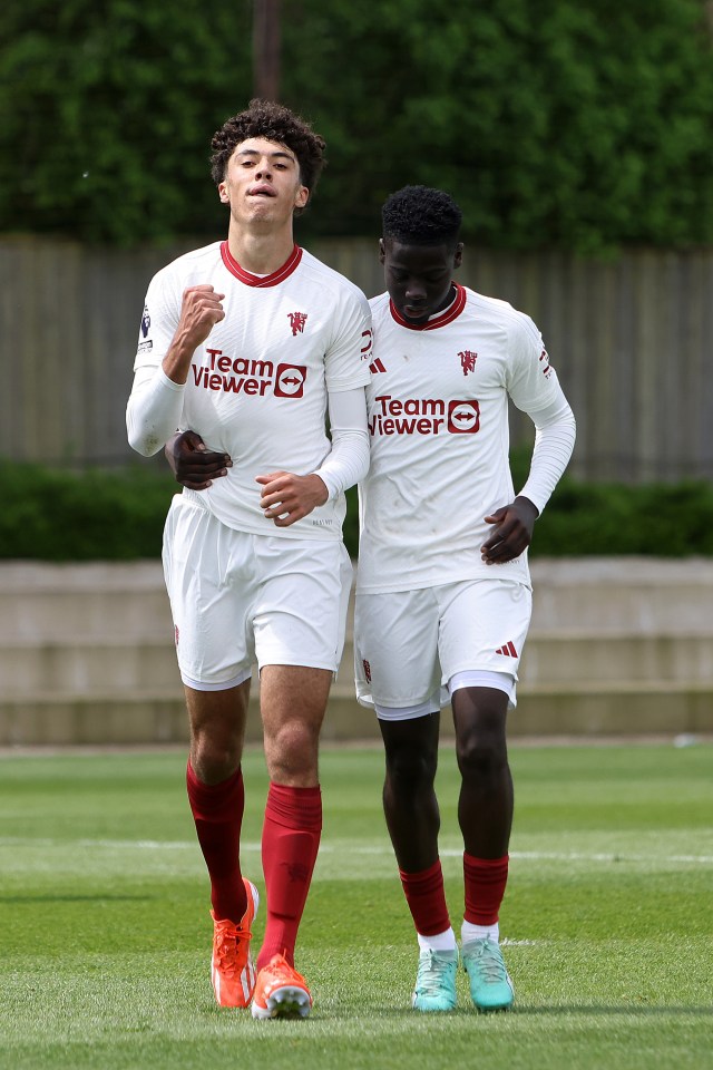 Man Utd fans say ‘remember the name’ after ‘special talent’ scores two goals in two minutes in academy clash. *** #manutd #u21manutd #mu ‎