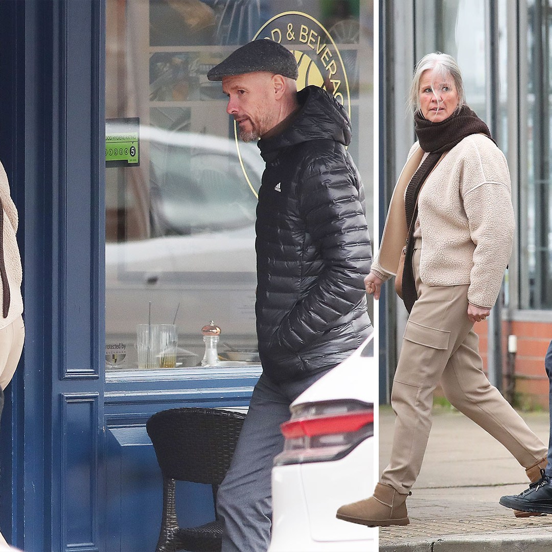 Erik ten Hag was spotted walking with his wife two days before the important FA Cup match, in the context that his future as coach of Man Utd was in doubt. *** #manutd #mu #eriktenhag ‎