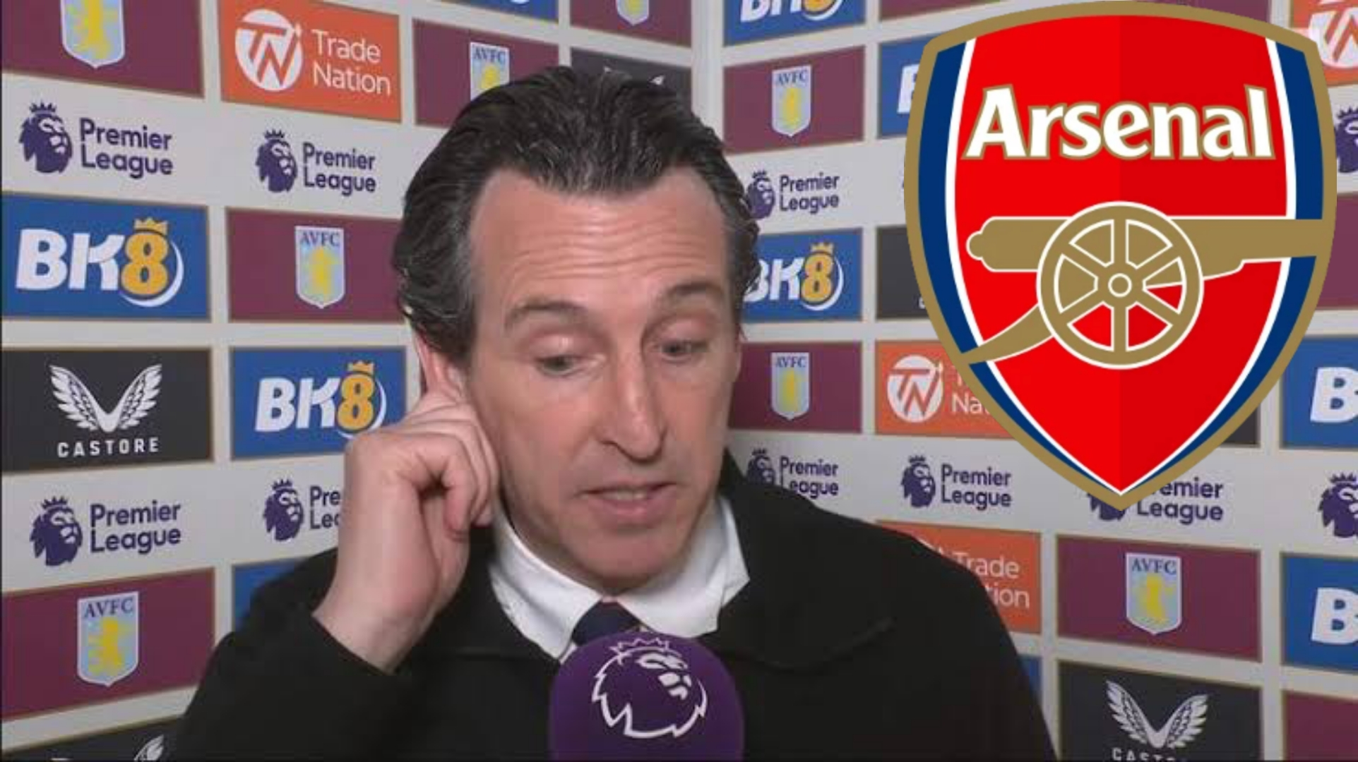 I have warned my players to be very careful with Him because He is the only Arsenal player that will be a threat to us tomorrow,any contact with Him in the box is a penalty”, Aston Villa manager Unai Emery reveals the One Arsenal player that His players should keep an eye on tomorrow