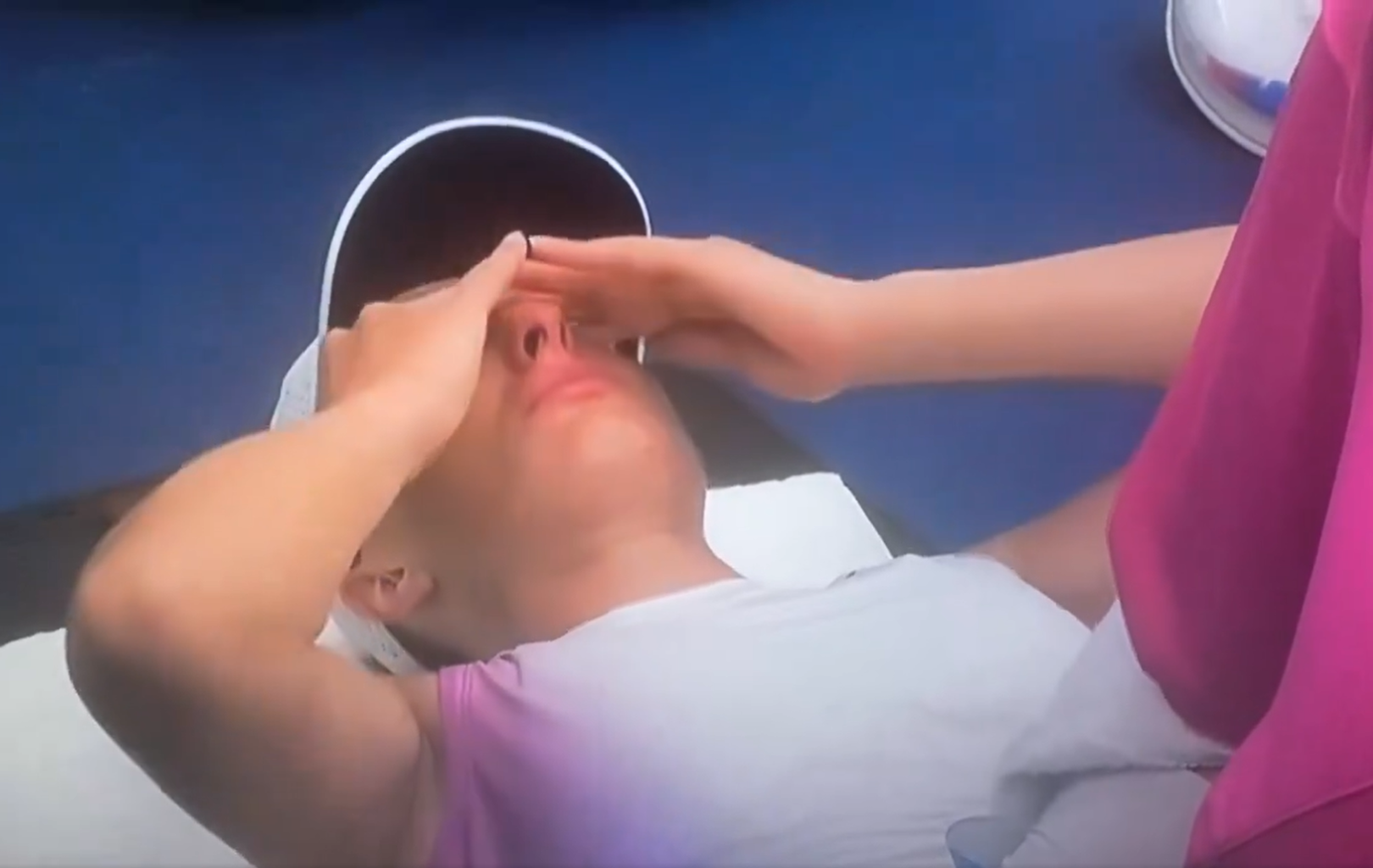 Unseen footage shows distraught Iga Swiatek in tears after crushing US Open defeat